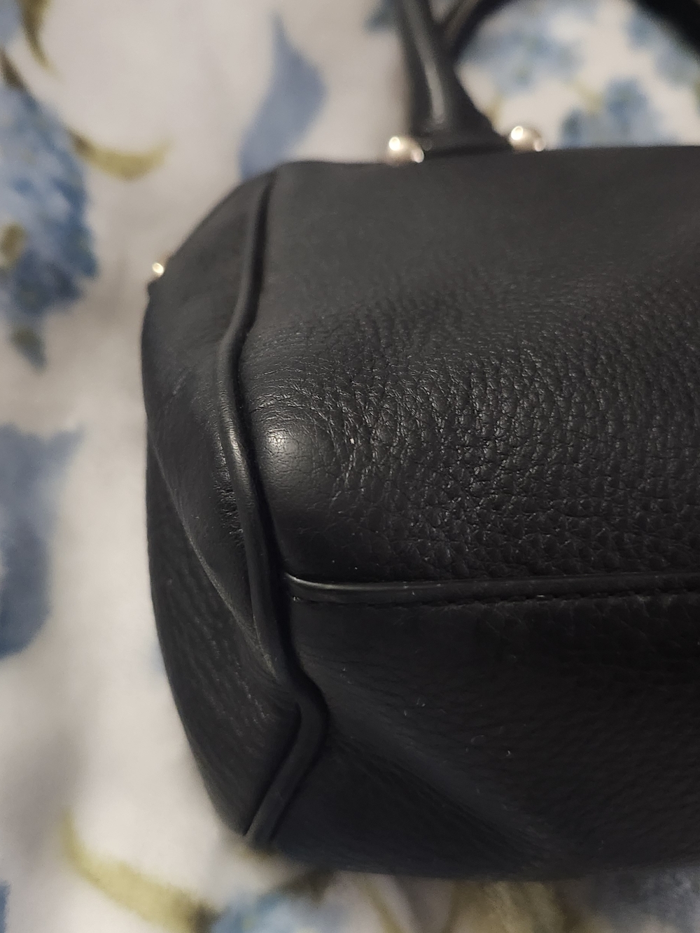 kate spade New York Black Pebbled Leather Satchel - Picture 8 of 16